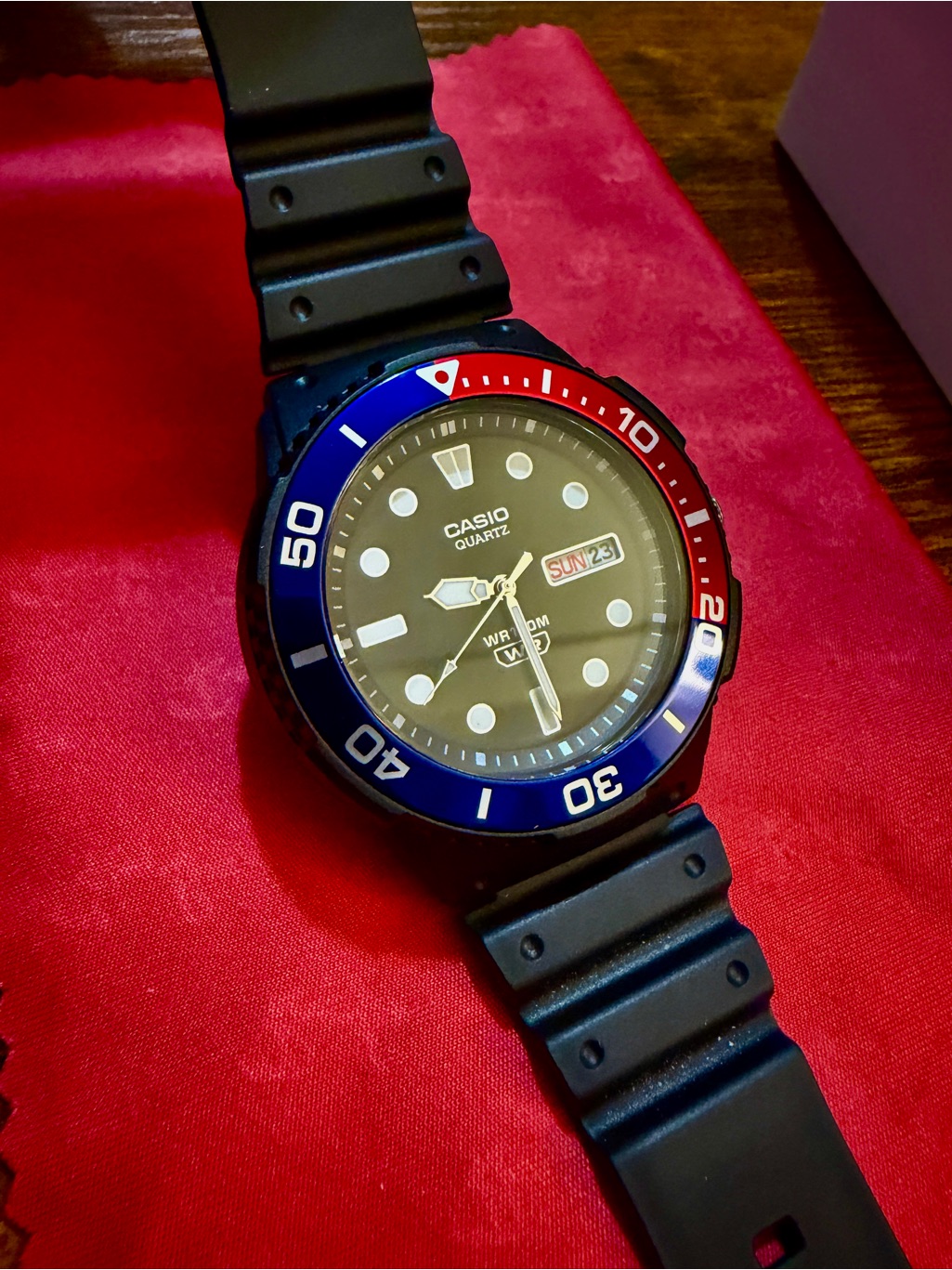 Casio Gmt Pepsi